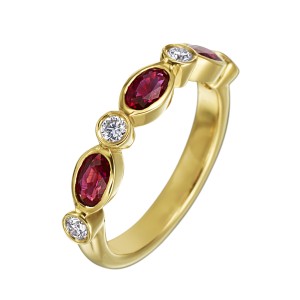 Gumuchian 18kt Yellow Gold "Marbella" Ruby And Diamond Ring