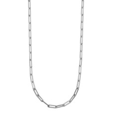 Charles Garnier Sterling Silver Paperclip Link Necklace